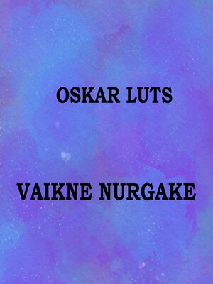 cover image of Vaikne nurgake